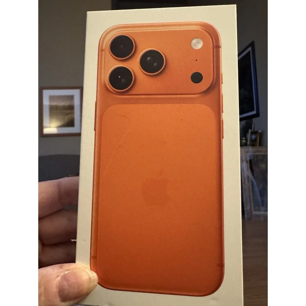 Apple iPhone 17 Pro EMPTY‎ BOX ONLY Cosmic Orange 256GB - Model A3256 NO Phone